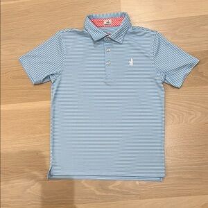 Kid’s Blue Striped Polo Shirt